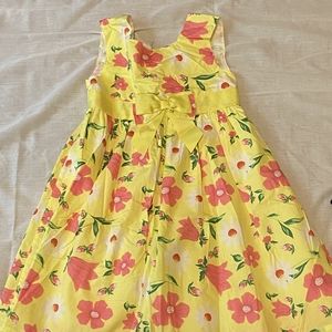 Floral yellow dress